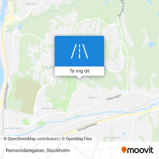 Remsnidaregatan karta