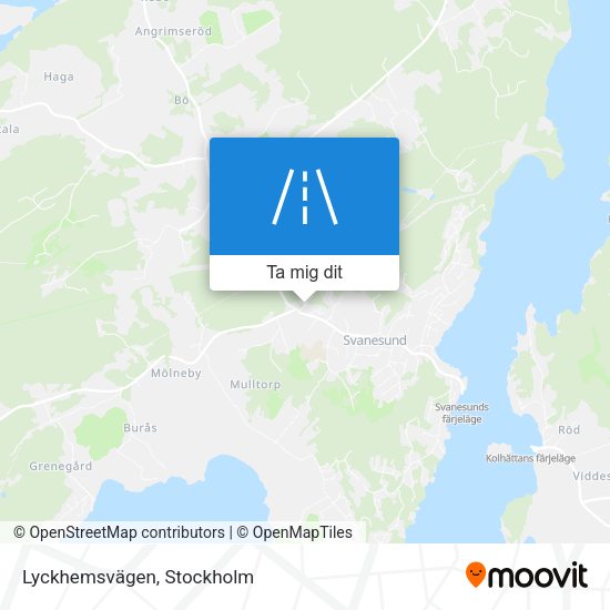 Lyckhemsvägen karta