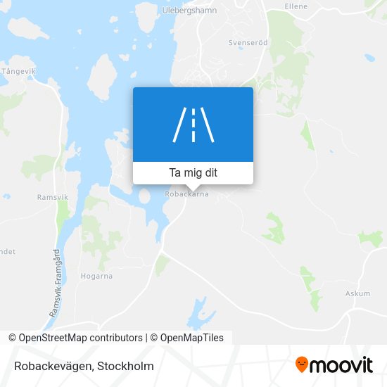 Robackevägen karta