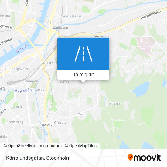 Kärralundsgatan karta