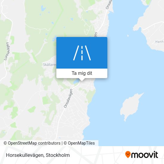 Horsekullevägen karta