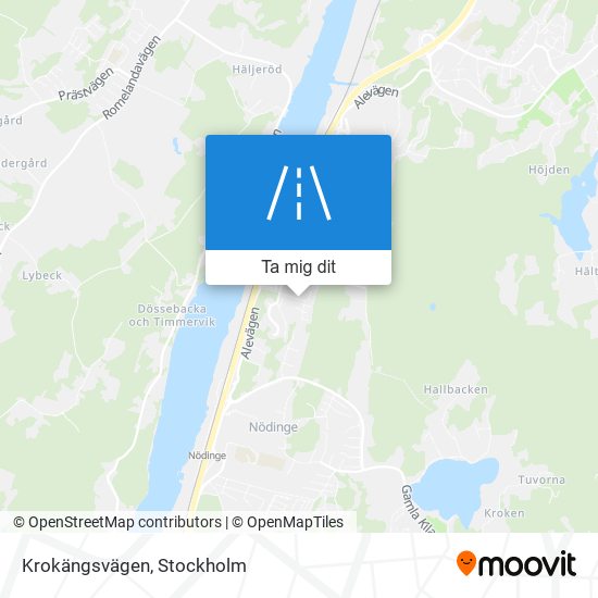 Krokängsvägen karta