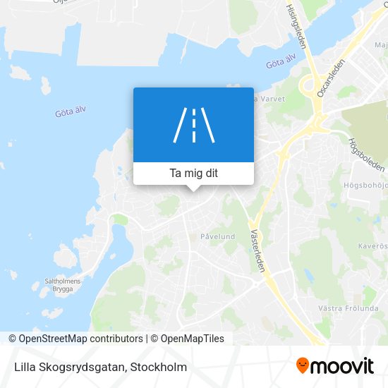 Lilla Skogsrydsgatan karta