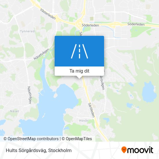 Hults Sörgårdsväg karta