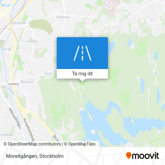 Morellgången karta