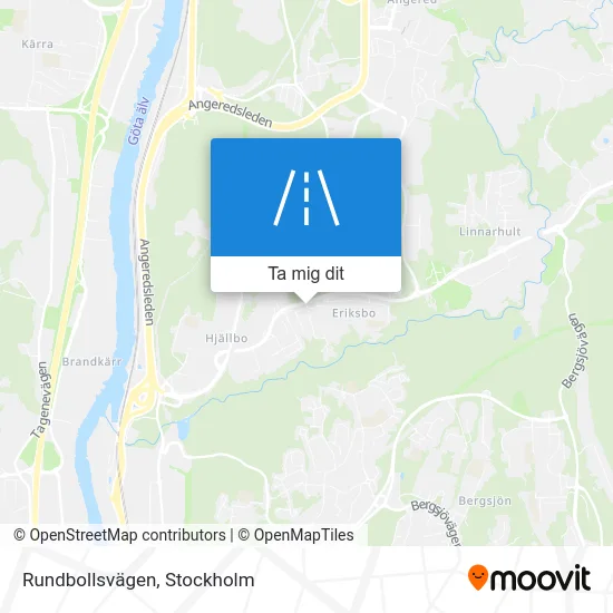 Rundbollsvägen karta