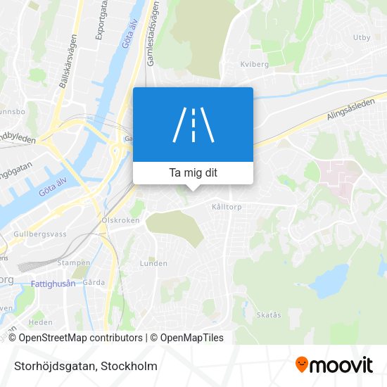 Storhöjdsgatan karta
