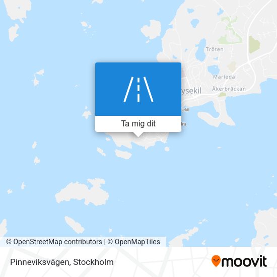 Pinneviksvägen karta
