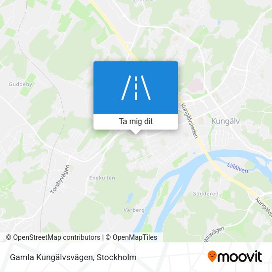 Gamla Kungälvsvägen karta