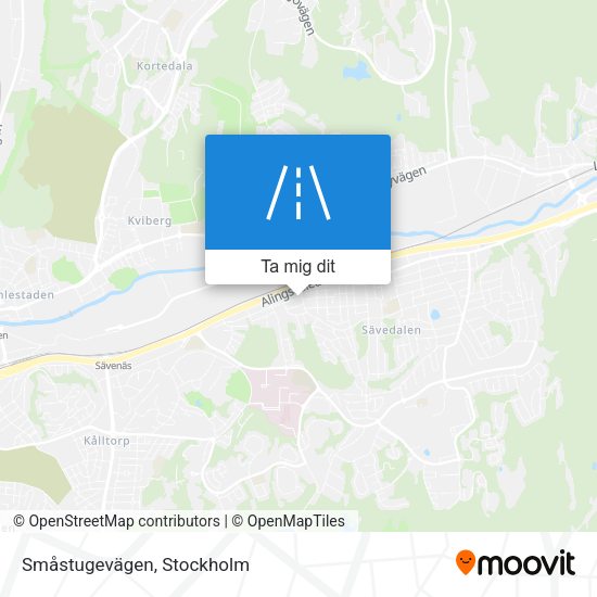 Småstugevägen karta