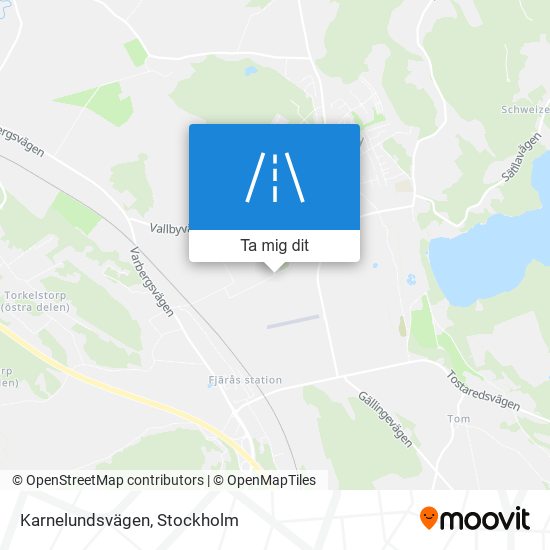 Karnelundsvägen karta