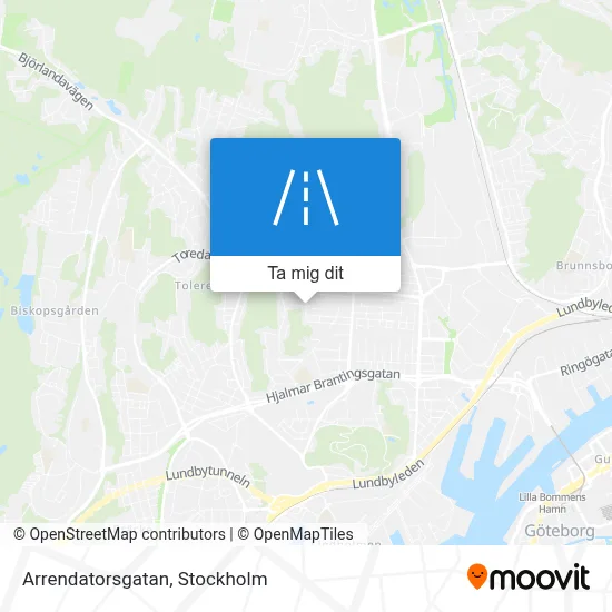 Arrendatorsgatan karta