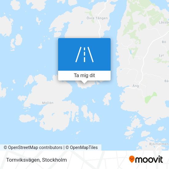 Tornviksvägen karta