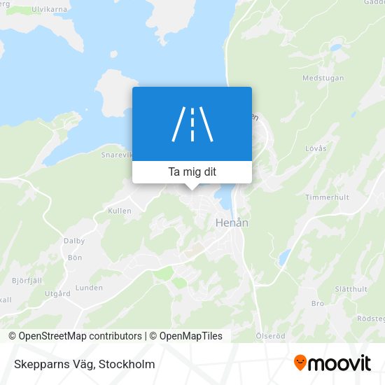 Skepparns Väg karta