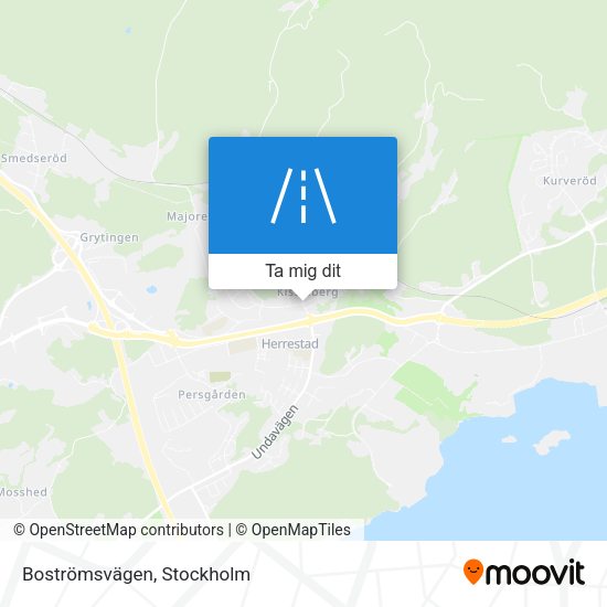Boströmsvägen karta