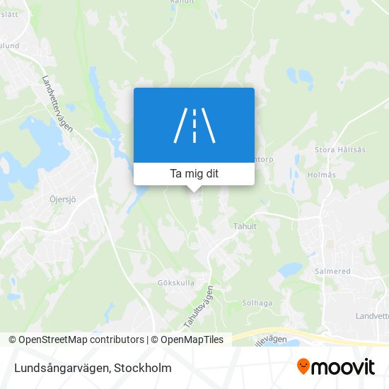 Lundsångarvägen karta