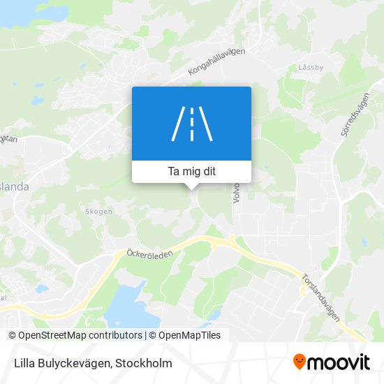 Lilla Bulyckevägen karta