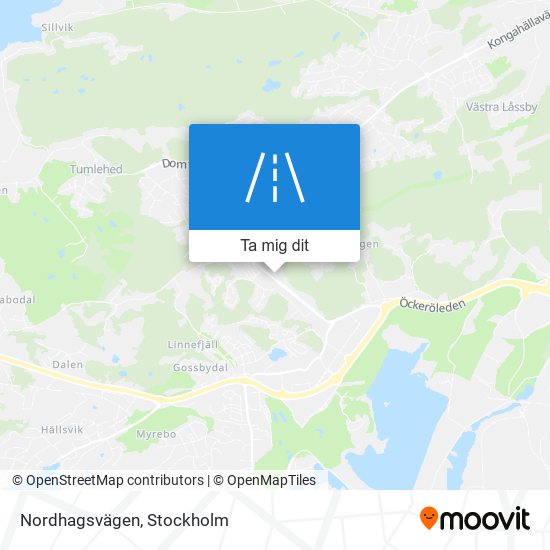 Nordhagsvägen karta