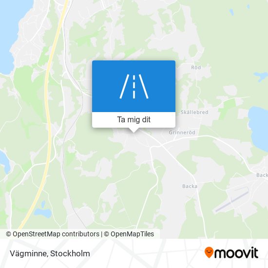 Vägminne karta