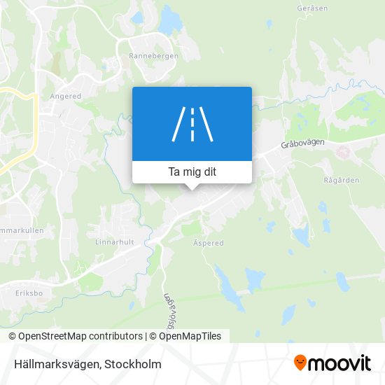 Hällmarksvägen karta