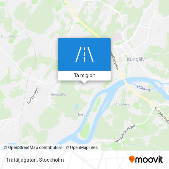 Trätäljagatan karta