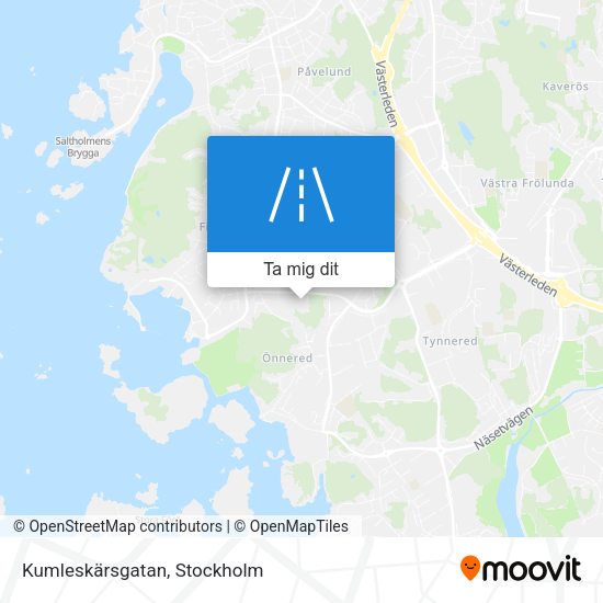 Kumleskärsgatan karta