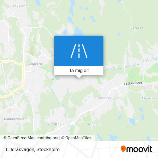 Lilleråsvägen karta