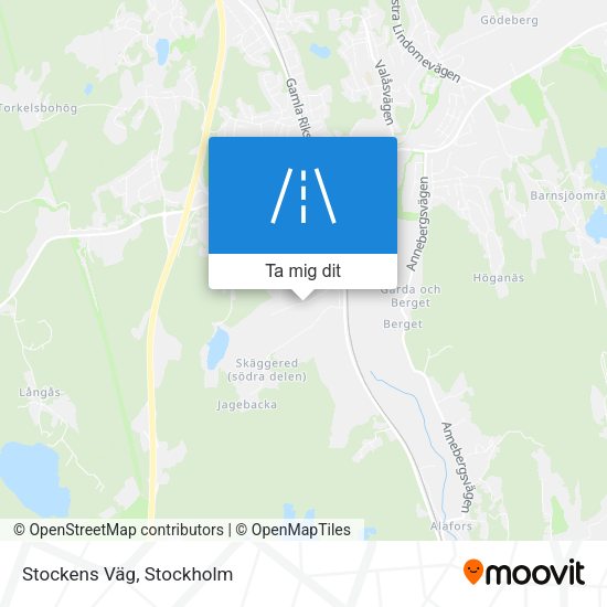 Stockens Väg karta