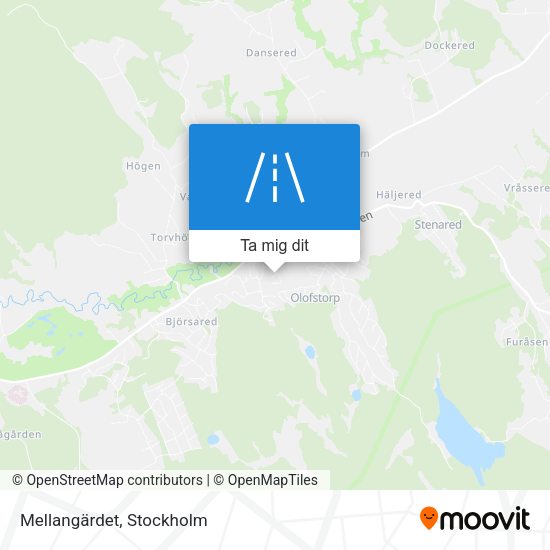 Mellangärdet karta