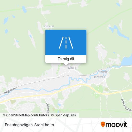 Enetångsvägen karta