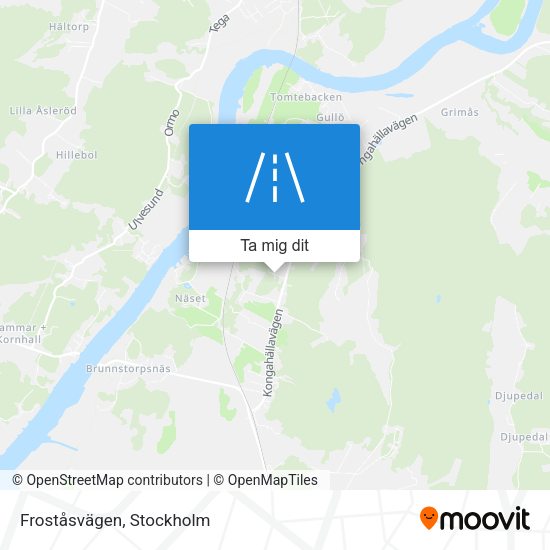Froståsvägen karta