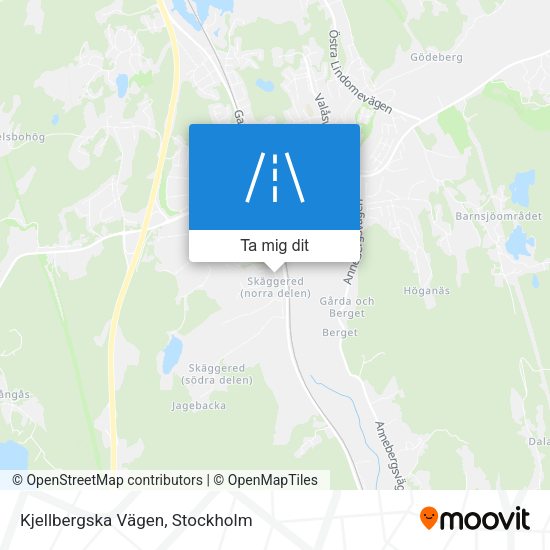 Kjellbergska Vägen karta