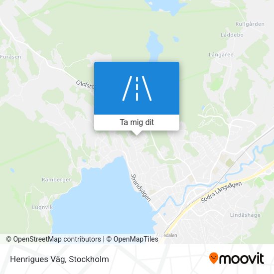 Henrigues Väg karta