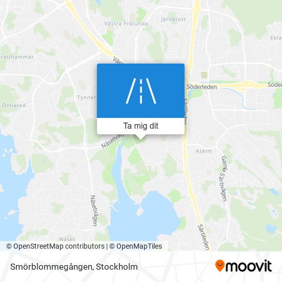 Smörblommegången karta