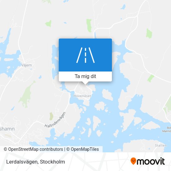Lerdalsvägen karta