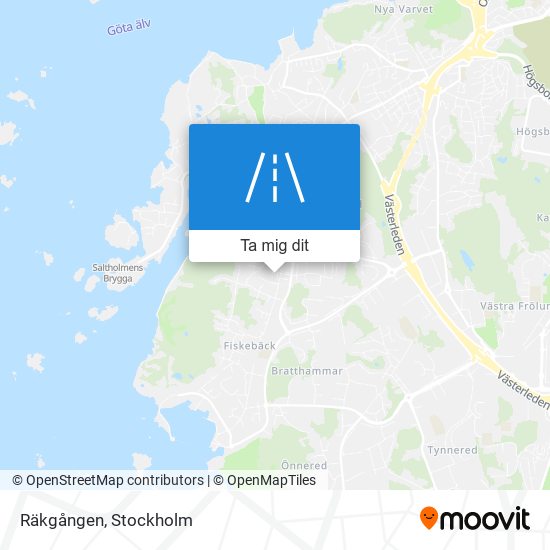 Räkgången karta