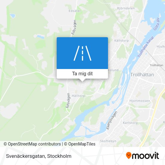 Svenäckersgatan karta
