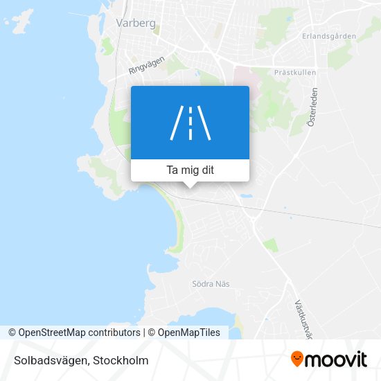 Solbadsvägen karta