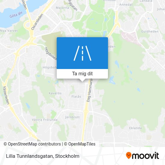 Lilla Tunnlandsgatan karta