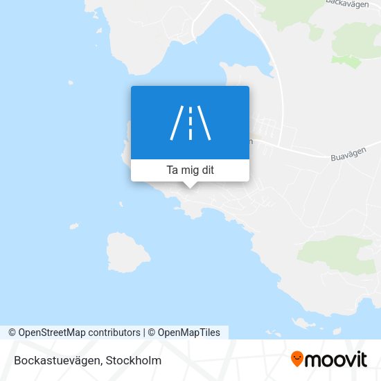 Bockastuevägen karta