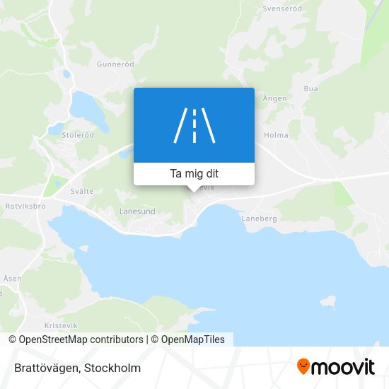 Brattövägen karta