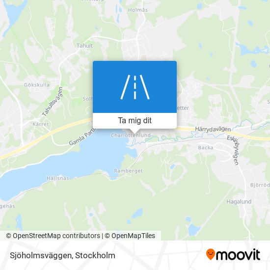 Sjöholmsväggen karta