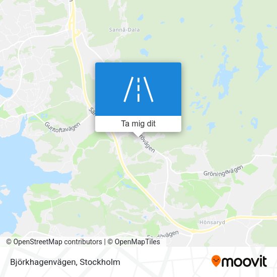 Björkhagenvägen karta