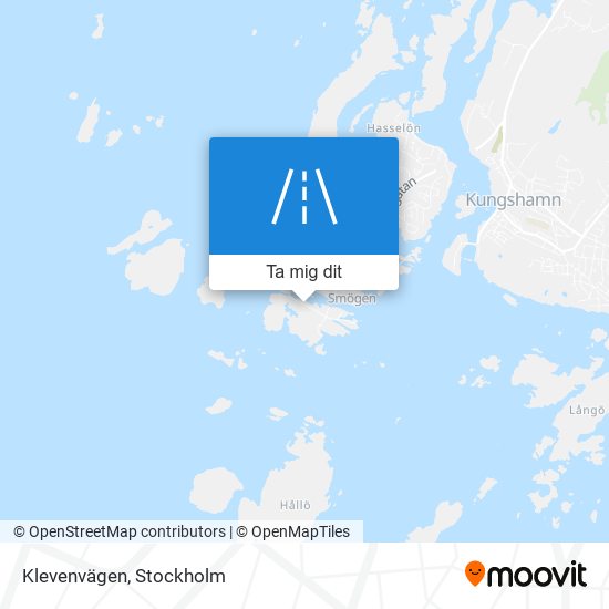 Klevenvägen karta