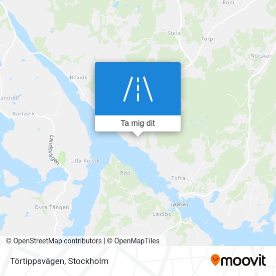 Törtippsvägen karta
