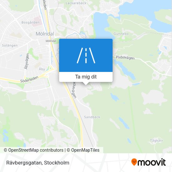 Rävbergsgatan karta