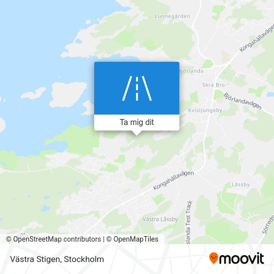 Västra Stigen karta