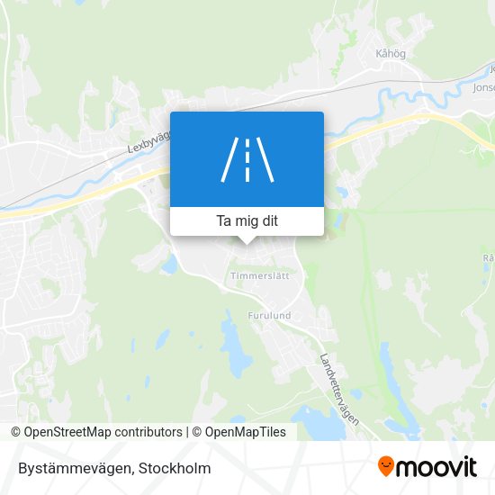 Bystämmevägen karta