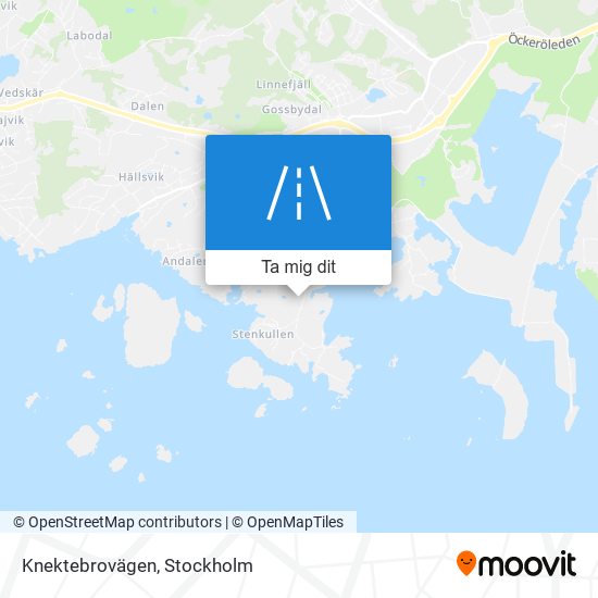 Knektebrovägen karta