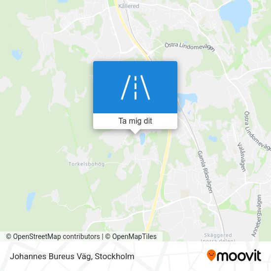 Johannes Bureus Väg karta
